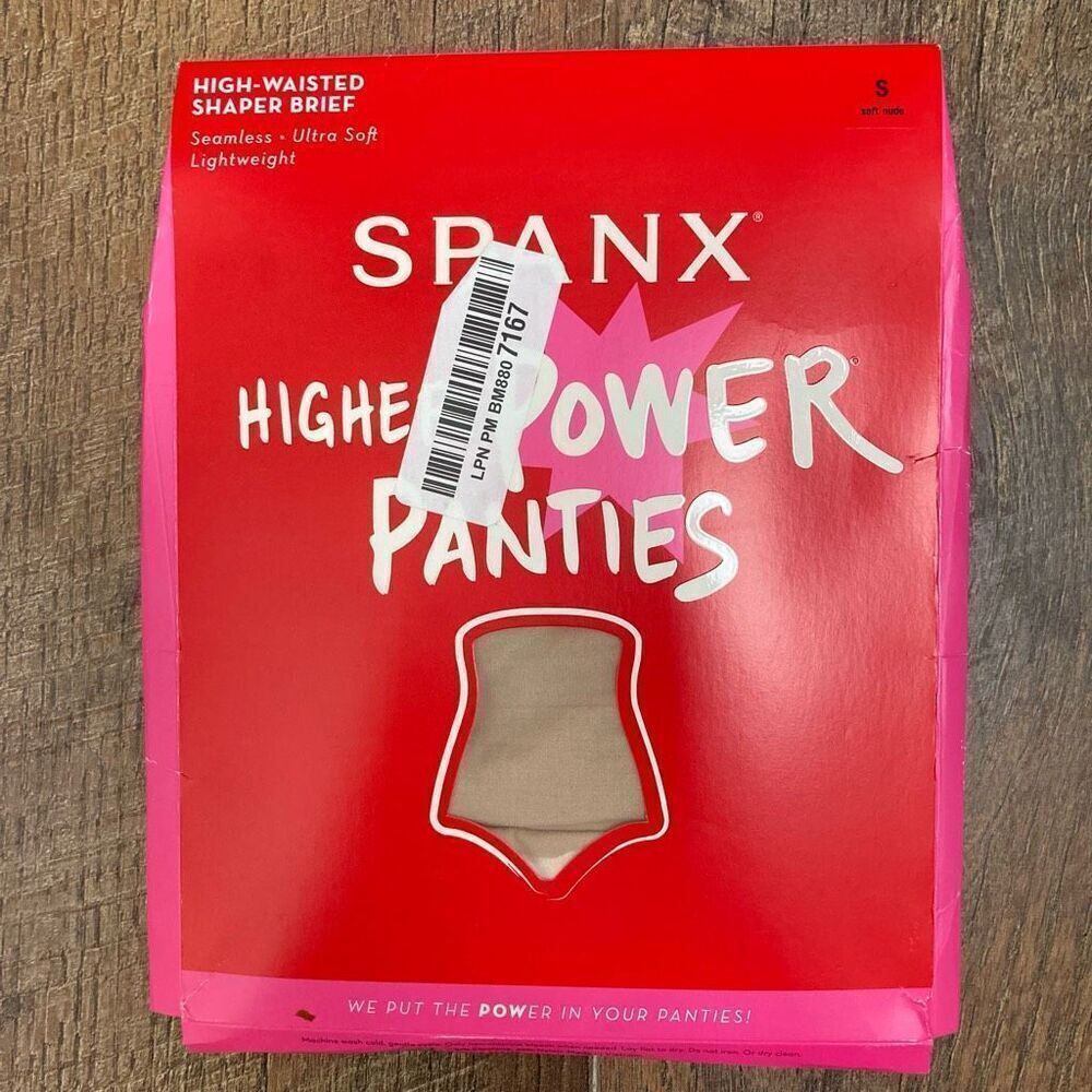 SPANX Higher Power Panties High Waisted‎ Shaper Brief in Soft Nude Women’s S